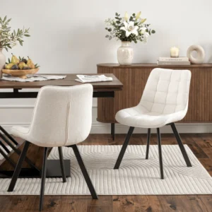 scaun-rick-crem-din-tesatura-boucle-2 Scaun RICK, crem, din țesătură bouclé — MOBILA