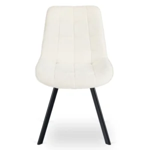 scaun-rick-crem-din-tesatura-boucle-3 Scaun RICK, crem, din țesătură bouclé — MOBILA