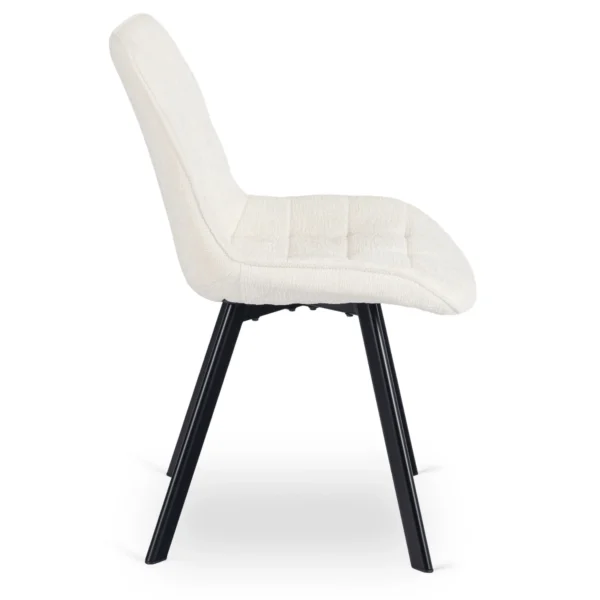 scaun-rick-crem-din-tesatura-boucle-4 Scaun RICK, crem, din țesătură bouclé — MOBILA