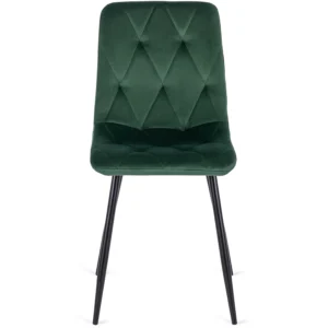 Scaun ROBIN verde, din catifea — MOBILA