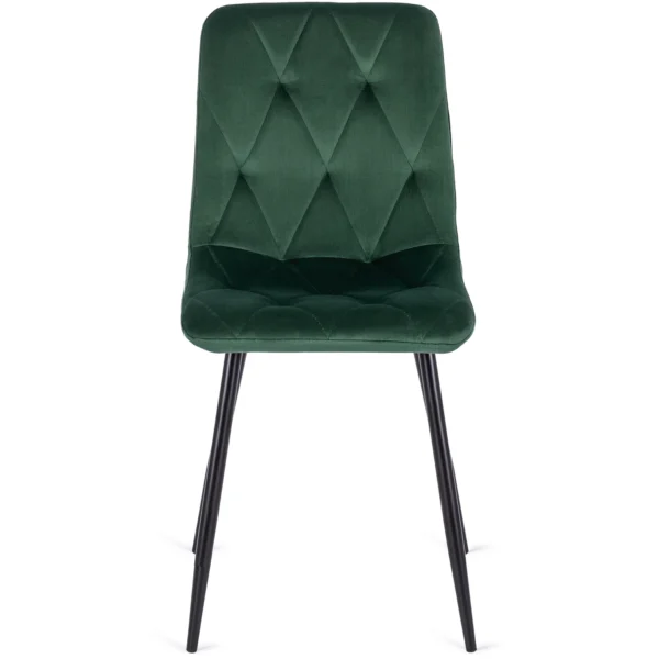 Scaun ROBIN verde, din catifea — MOBILA