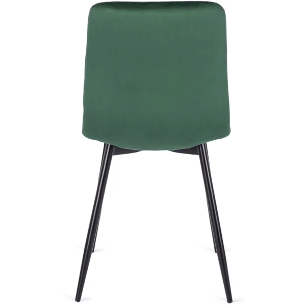 Scaun ROBIN verde, din catifea — MOBILA