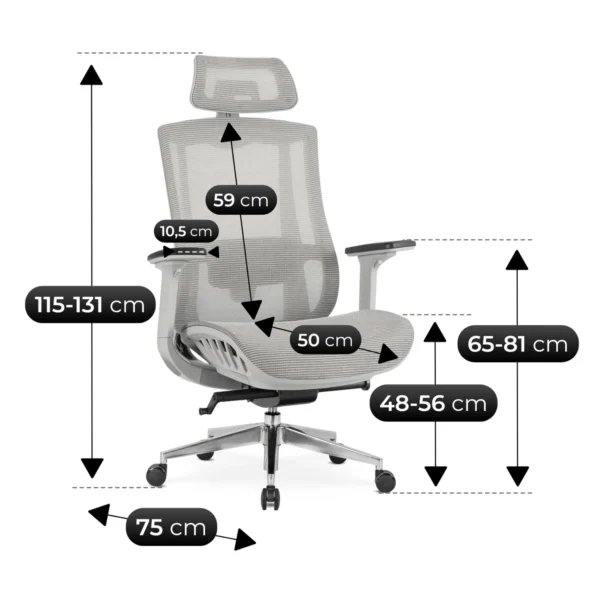 scaun-rotativ-ergonomic-sky-gri-7 Scaun rotativ ergonomic SKY, gri — MOBILA