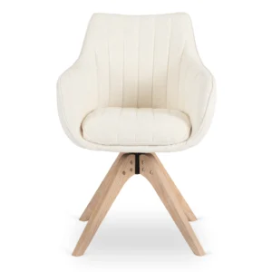 scaun-rotativ-lemon-crem-din-tesatura-boucle-3 Scaun rotativ LEMON, crem, din țesătură bouclé — MOBILA