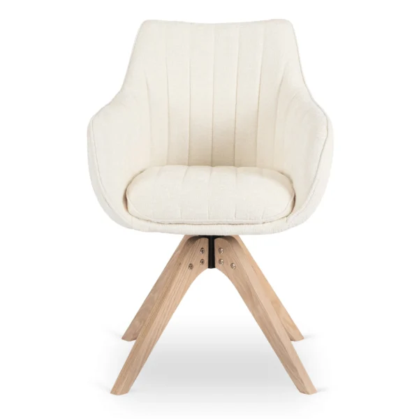 scaun-rotativ-lemon-crem-din-tesatura-boucle-3 Scaun rotativ LEMON, crem, din țesătură bouclé — MOBILA