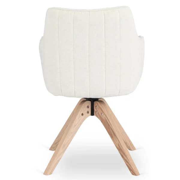 scaun-rotativ-lemon-crem-din-tesatura-boucle-5 Scaun rotativ LEMON, crem, din țesătură bouclé — MOBILA