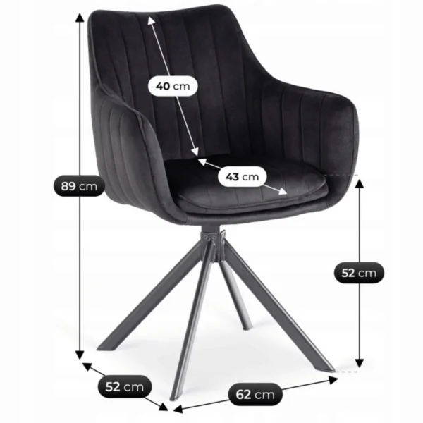 set-compus-din-masa-lukas-100-250-cm-negru-si-4-scaune-mumbai-2-negre-18 Set compus din masa LUKAS 100-250 cm, negru, și 4 scaune MUMBAI 2, negre — MOBILA