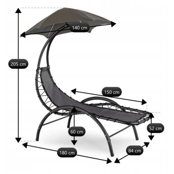 sezlong-de-gradina-carpa-gri-7 Șezlong de grădină CARPA, gri — MOBILA